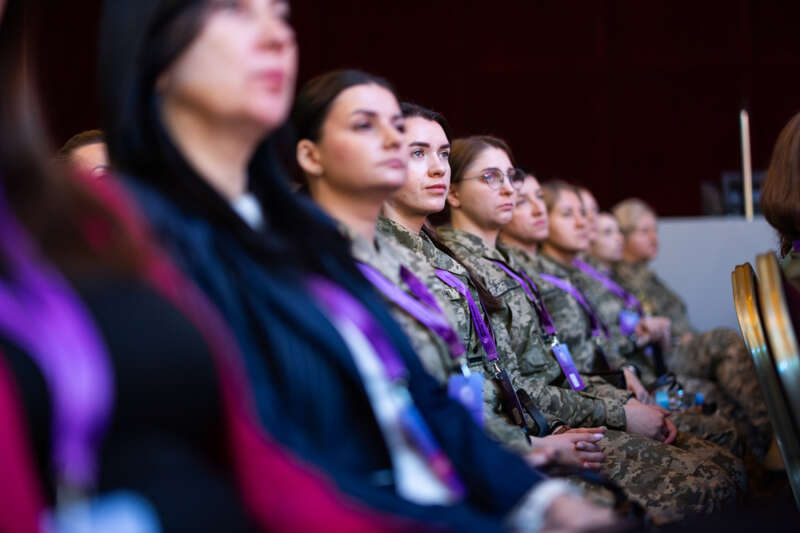 Військові на Жіночому Конгресі