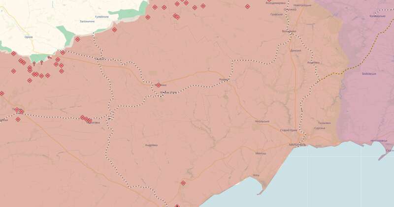 Окупанти відновили перекидання резервів через Маріуполь у напрямку Пологів: з’явились подробиці. Фото dqxikeidqxidqrant