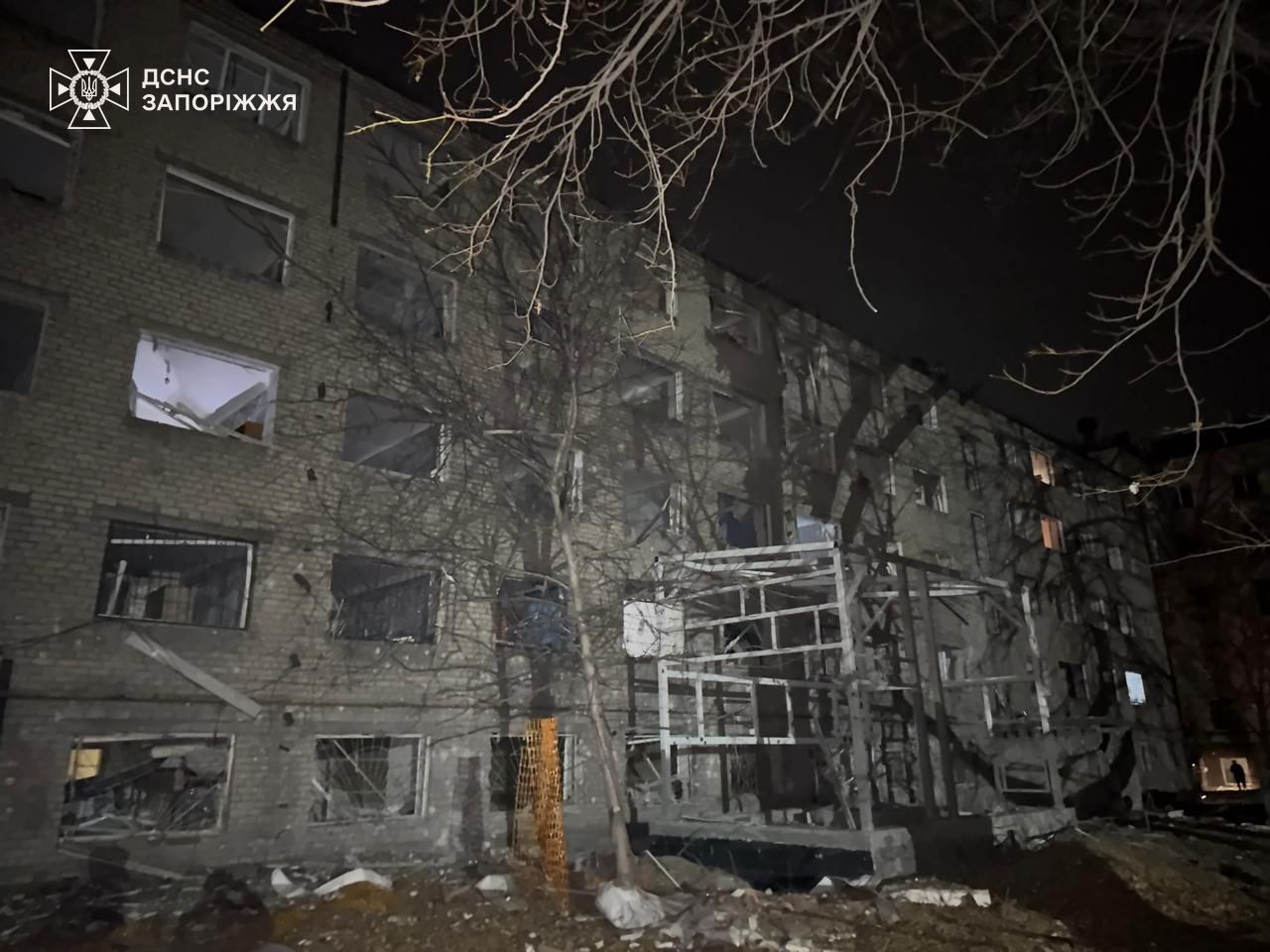 Occupiers struck Zaporizhzhia: one dead, dozens injured. Photos and video