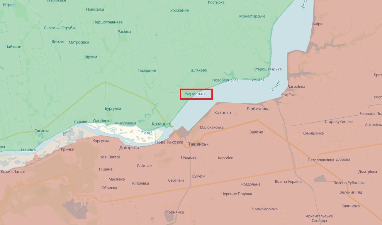 Occupiers attacked Beryslav with UAVs: two local women were injured dqxikeidqxidtant