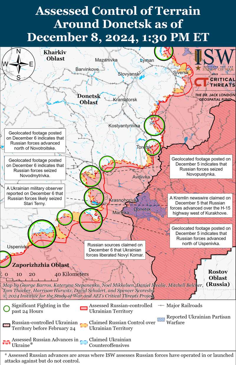 Бои на Донетчине