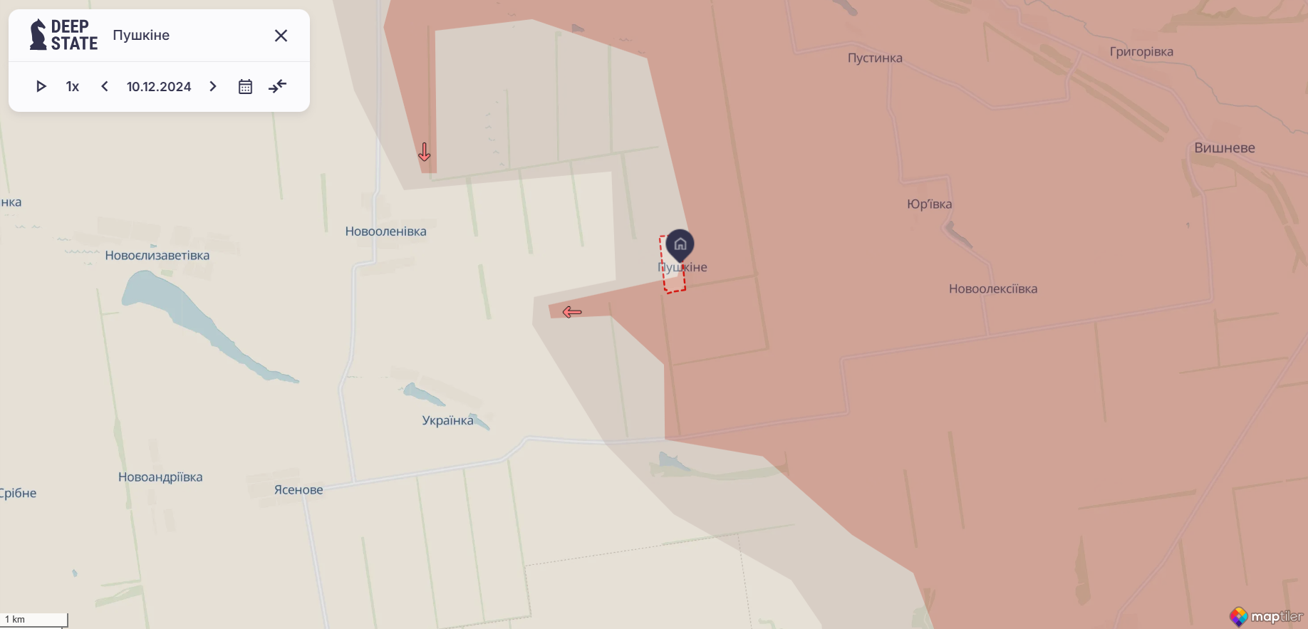 Армія Росії захопила нові населені пункти навколо Успенівки на Донеччині: оновлена карта