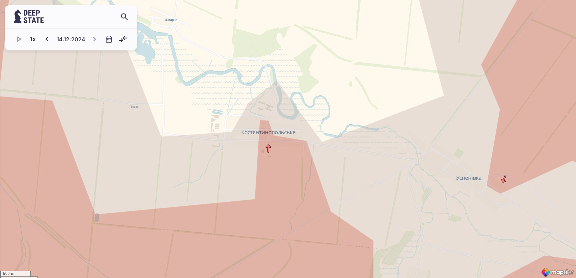 Армія Росії захопила нові населені пункти навколо Успенівки на Донеччині: оновлена карта