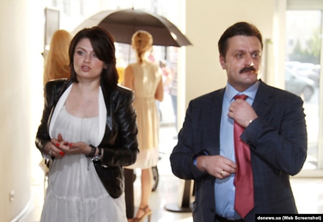 Oksana Terekhov and Andriy Derkach