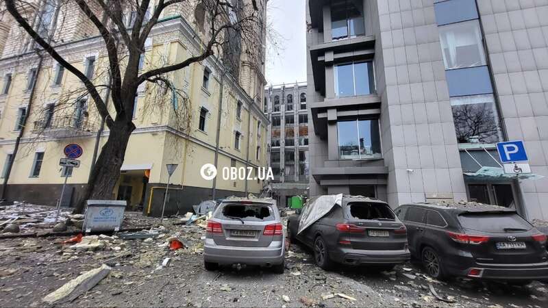 Damaged buildings and broken windows: consequences of the Russian shelling of Kyiv in the Holosiivskyi district. Photo report and video