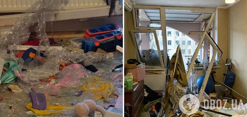 Russian missile strike on Kyiv hit the