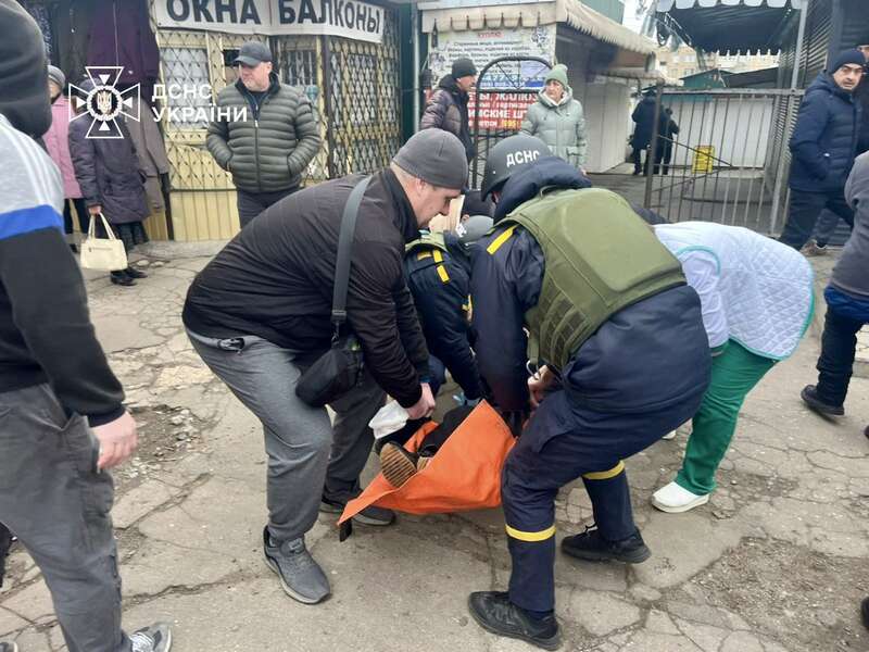 In Nikopol, RF struck the central market dqxikeidqxidqrant