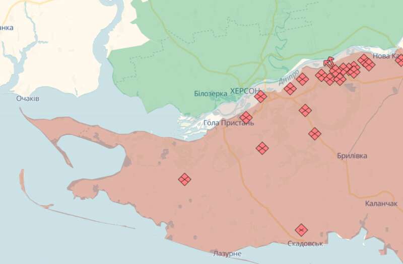 Окупанти намагалися висадитися на острів Козацький біля Херсона, але зазнали втрат, - ЗСУ dqxikeidqxidqeant
