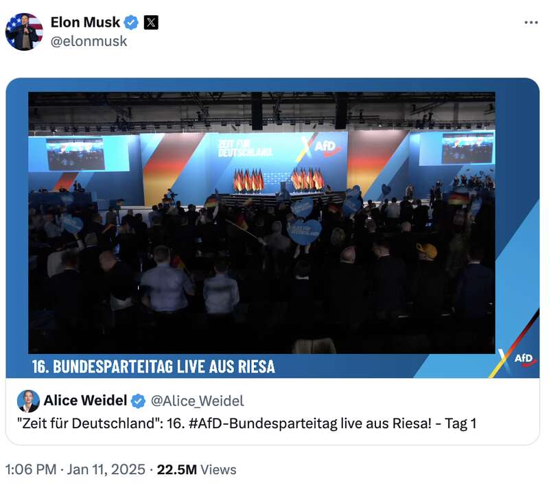 Маск снова публично поддержал ультраправую dqxikeidqxidqrant