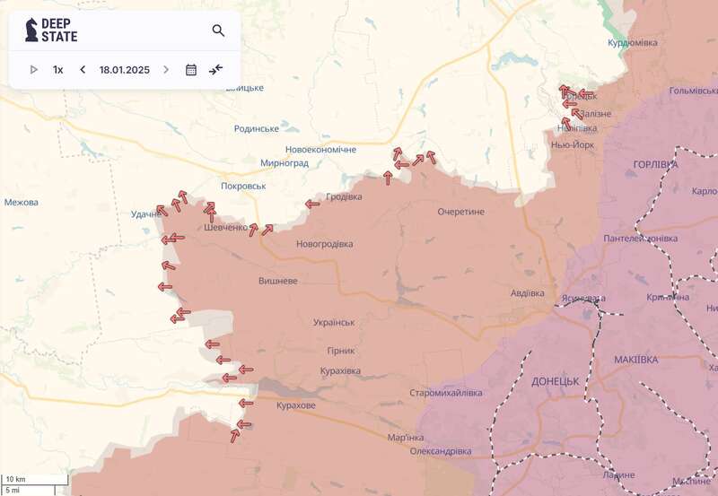 Под Покровском произошло 98 боев за сутки: Генштаб отчитался о ситуации на фронте