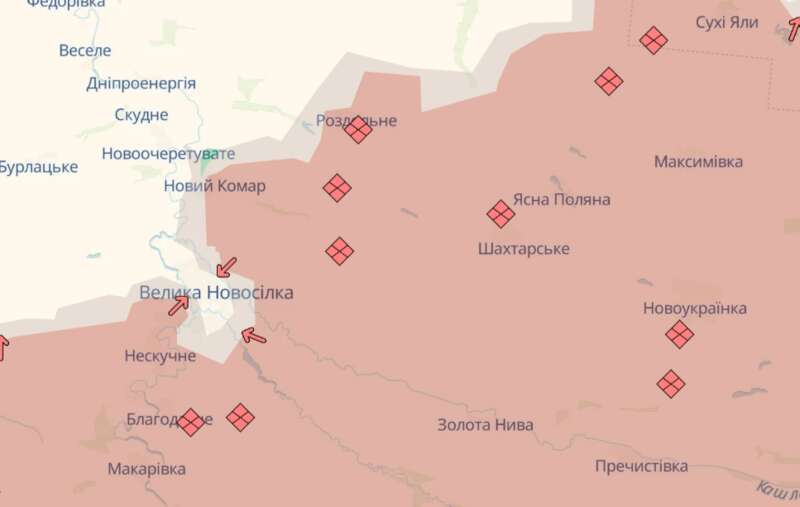 Росіяни, застосовуючи бронетехніку, намагаються заблокувати Велику Новосілку dqxikeidqxidqrant