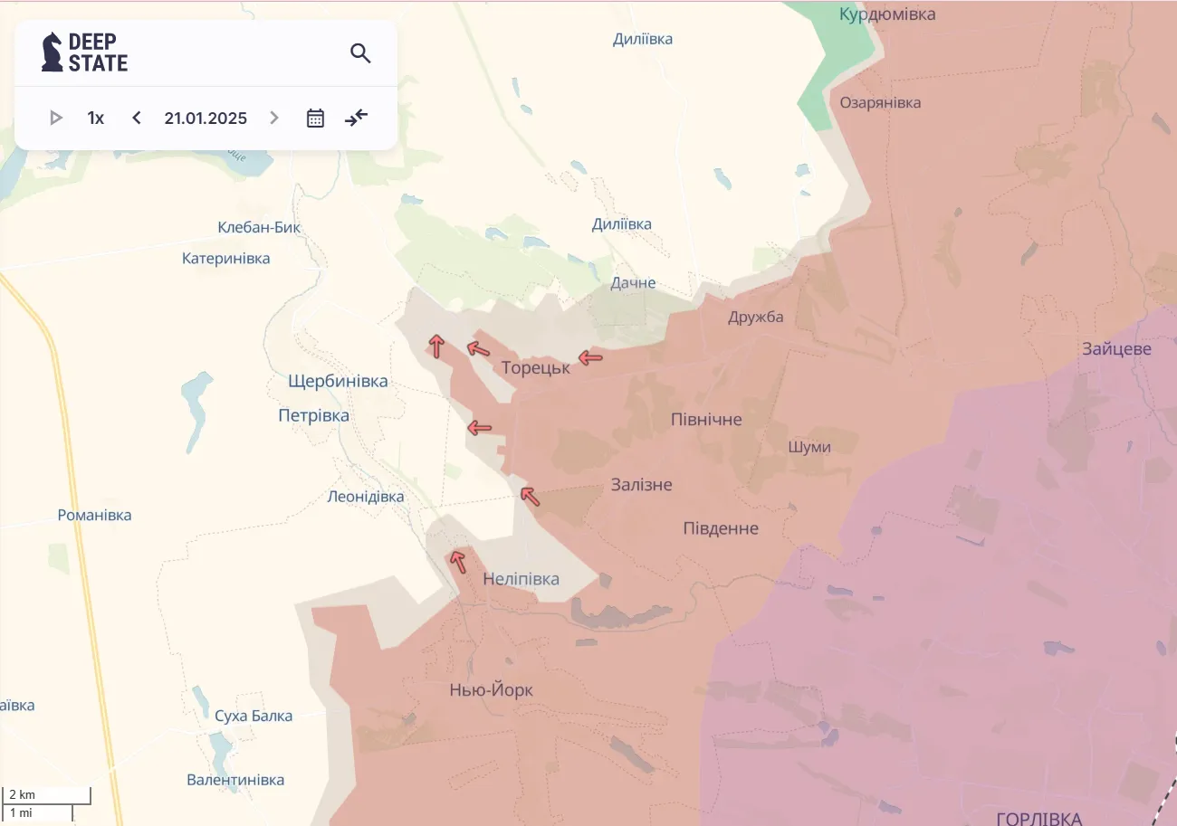 Сили оборони зупинили понад 60 атак на Покровському напрямку: у Генштабі розповіли про ситуацію. Карта