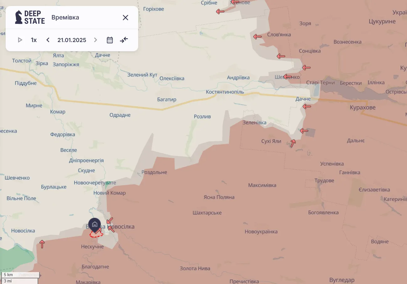 Сили оборони зупинили понад 60 атак на Покровському напрямку: у Генштабі розповіли про ситуацію. Карта