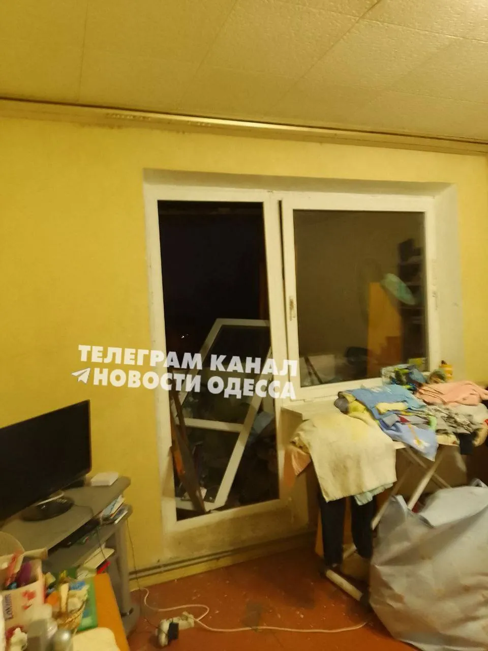 In Odesa, as a result of an enemy attack, buildings were damaged, and cars caught fire. Photo