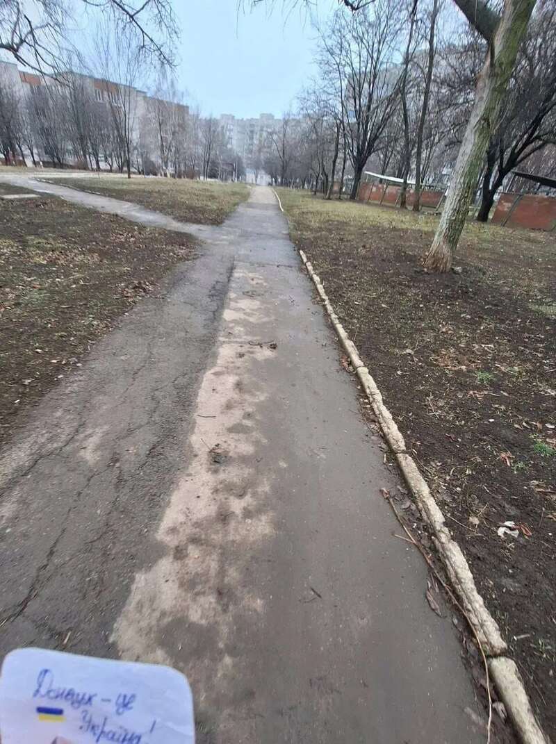 Оккупированный Донецк - новости Донбасса - движение Желтая лента - украинские партизаны