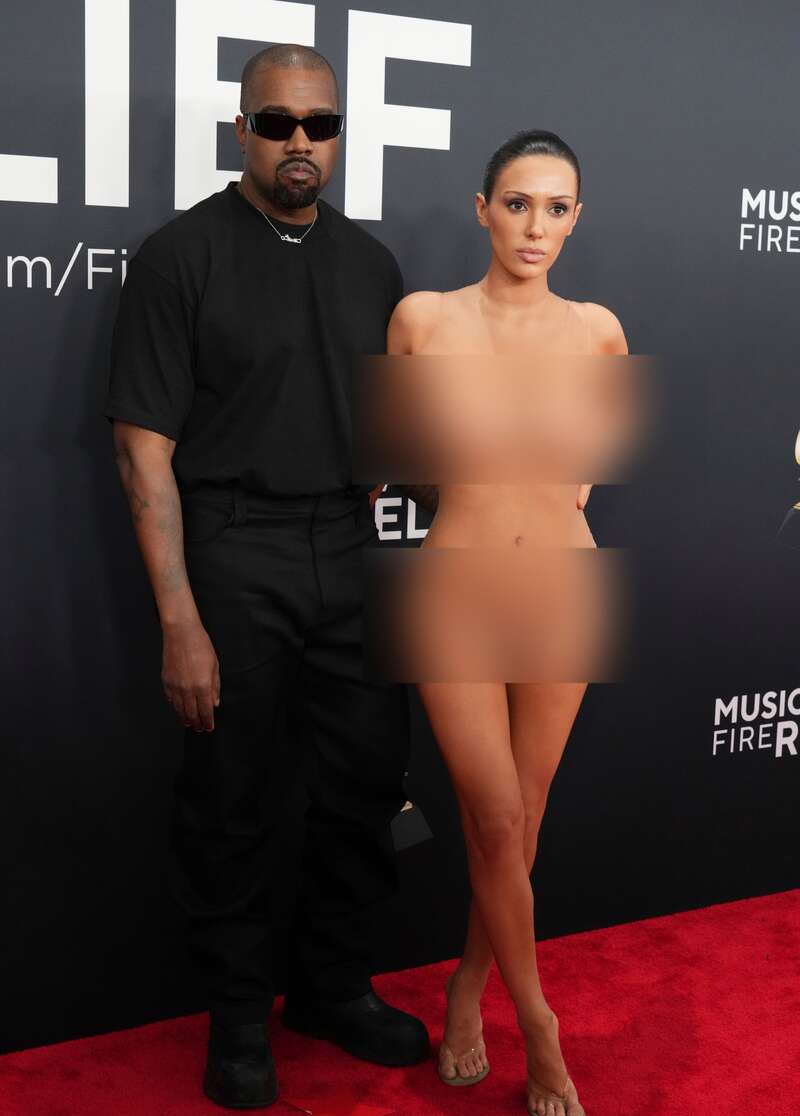 Канье Уэст и Бьянка Цензори / © Associated Press dqxikeidqxidqrant