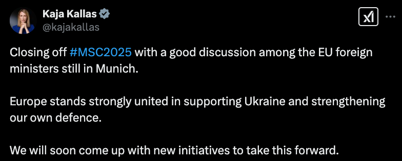 Кая Каллас о встрече министров иностранных дел стран ЕС dqxikeidqxidqrant