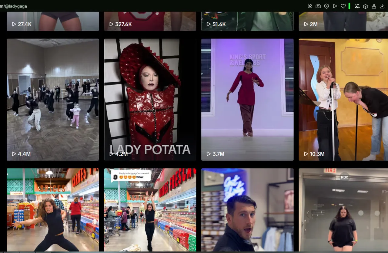 Леди Гага сделала репост видео украинской преподавательницы