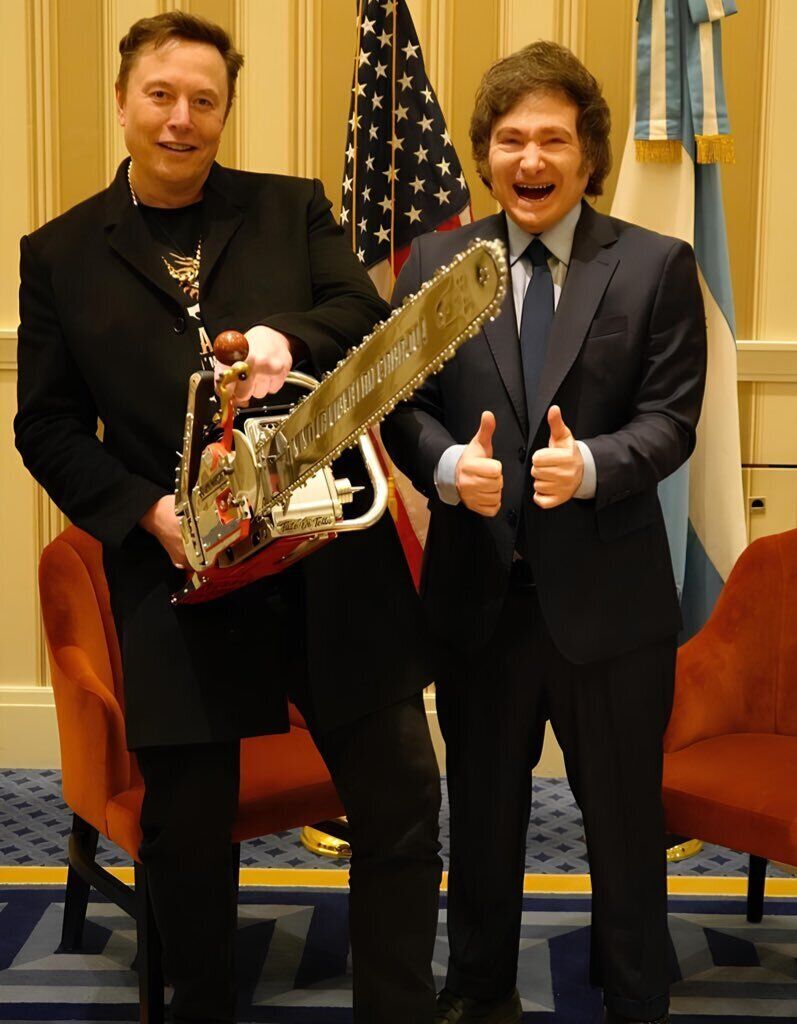 Ілон Маск та Хав’єр Мілей. dqxikeidqxiqzant