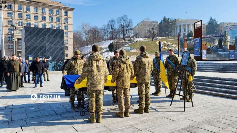 Погиб в боях на Донбассе: в Киеве попрощались с военным и журналистом Ярославом Шапочкой. Фото и видео