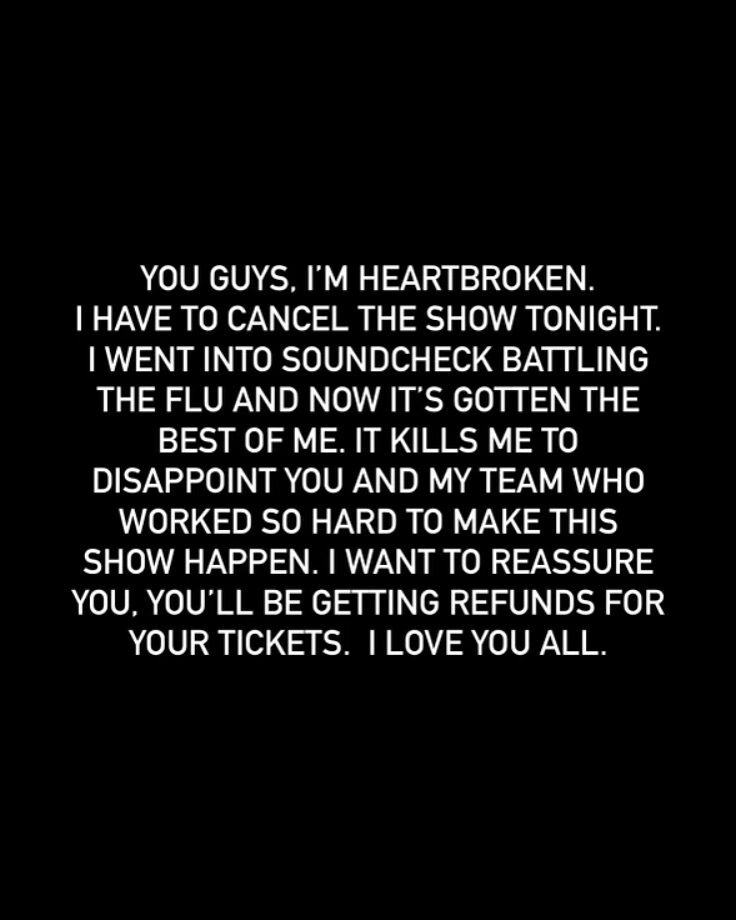 Джастин Тимберлейк отменил концерт за несколько часов до начала из-за серьезной болезни dqxikeidqxidqrant