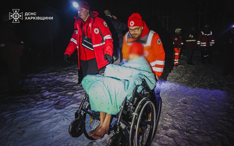 Massive drone attack on Kharkiv