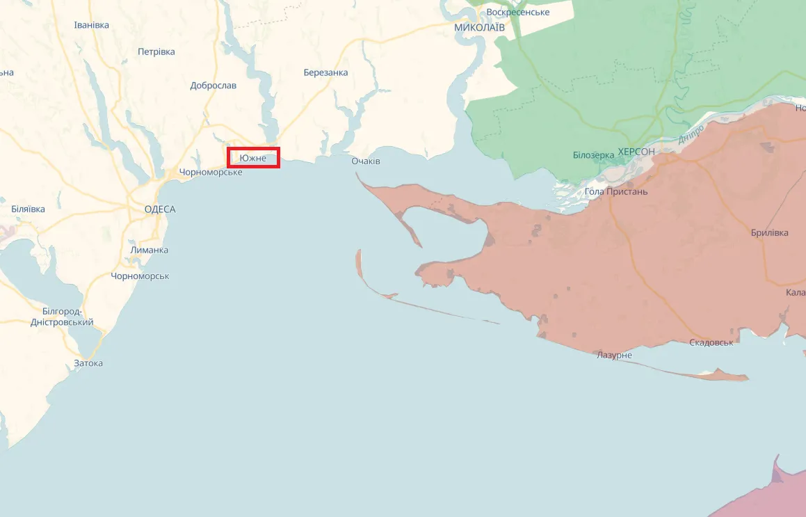 Occupiers attacked the civilian and energy infrastructure of Pivdenne in Odesa region: there are casualties