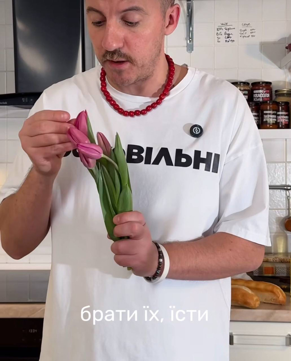 Євген Клопотенко повчив, як їсти квіти dqxikeidqxidqrant