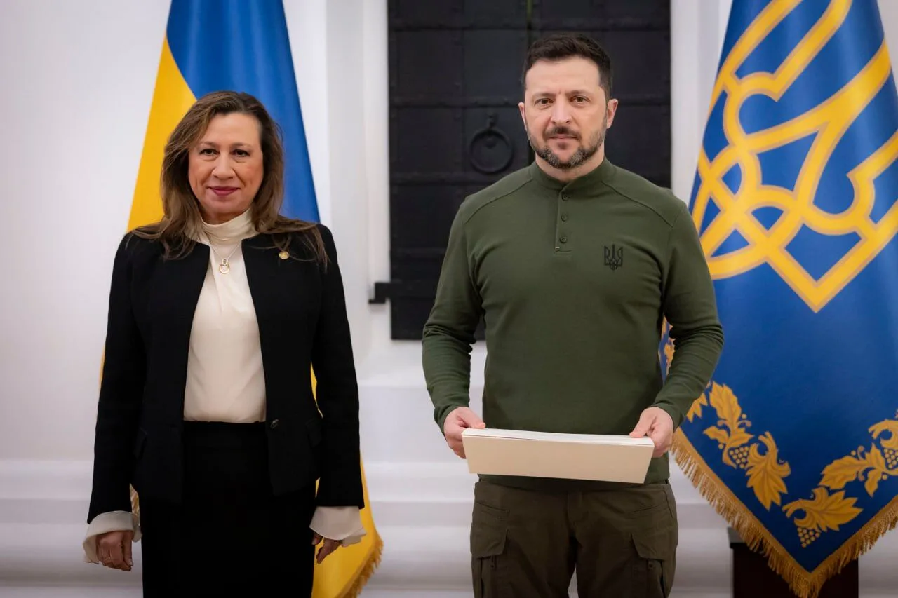 The embassies of two more countries have started operations in Ukraine: Zelensky received credentials. Photo and video