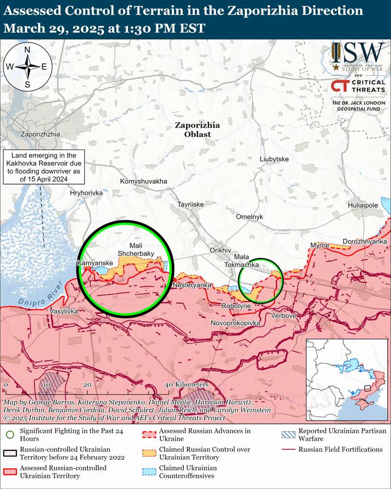 Щоб вплинути на перемир’я: у ISW попередили, де можуть бути наступальні операції РФ навесні та влітку
