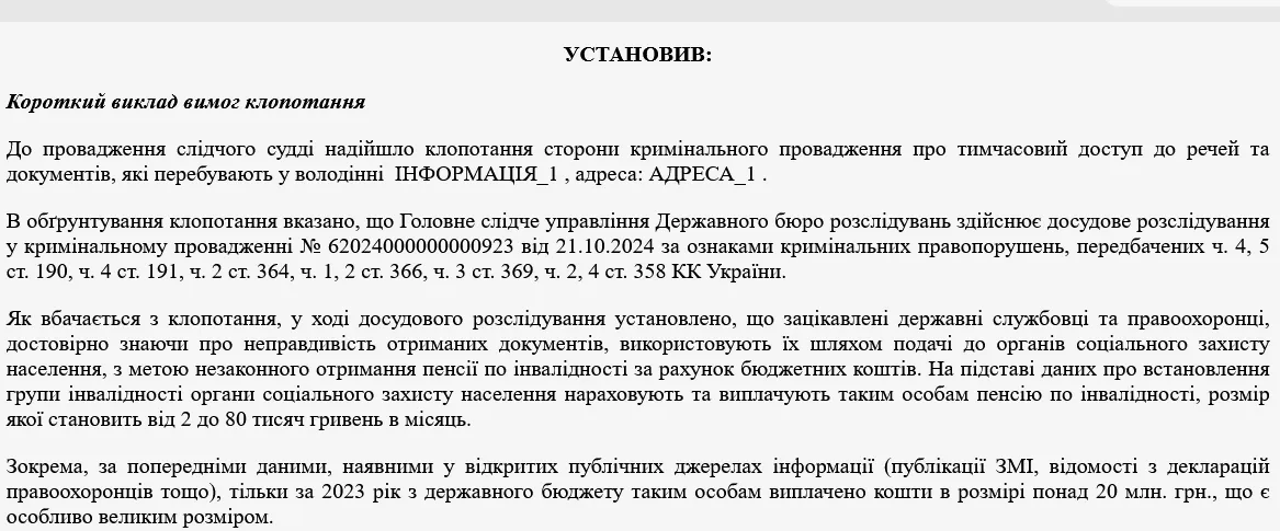 Які пенсії отримували державні службовці за підроблену інвалідність від Хмельницької МСЕК dqxikeidqxiexant