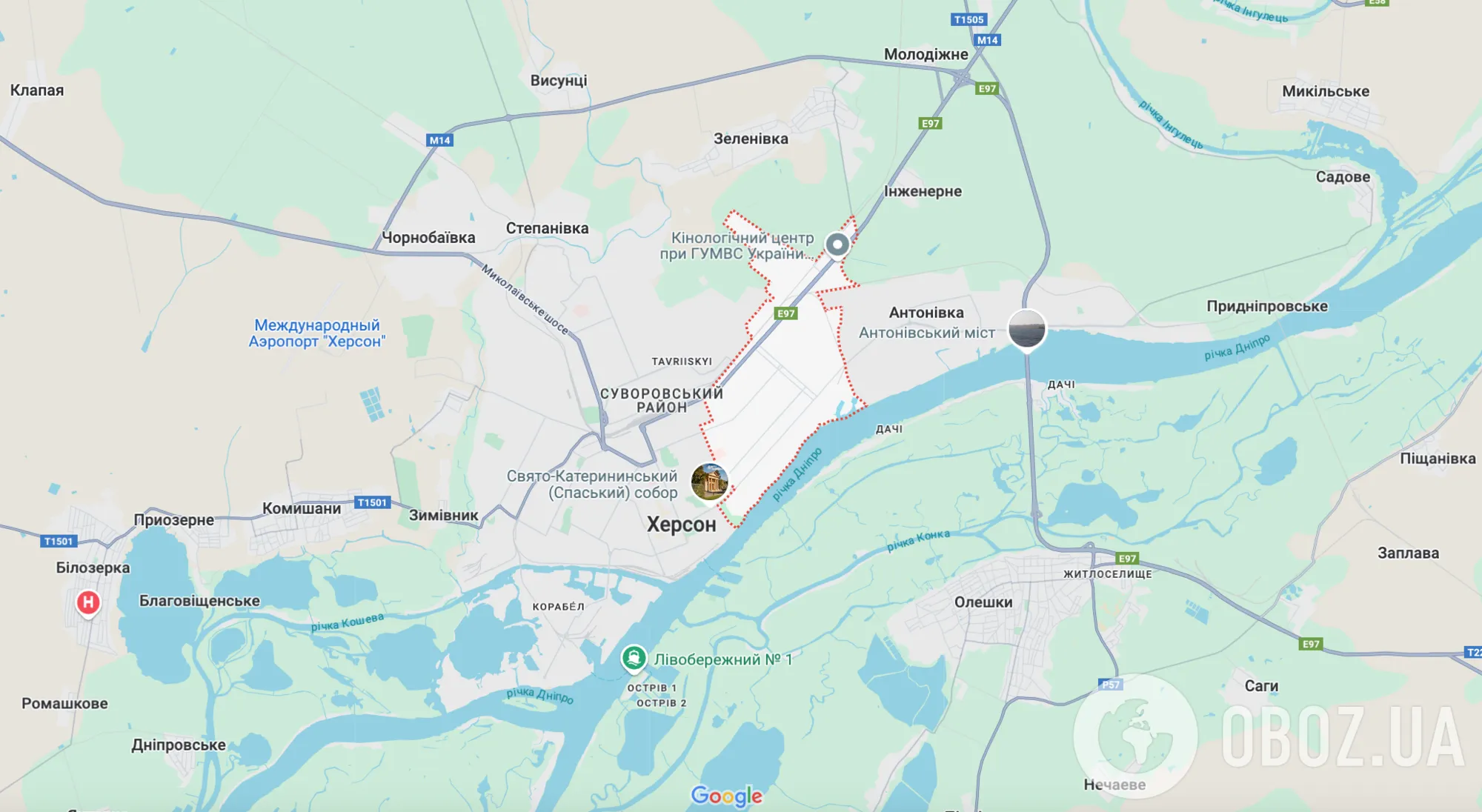 Днепровский район Херсона