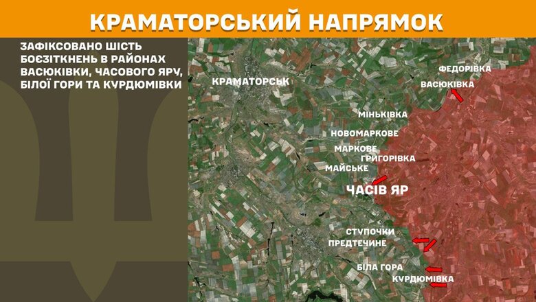 What is happening at the front on April 9. General Staff report