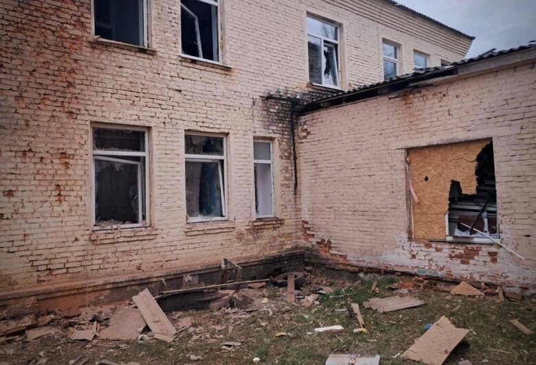 Hospital shelling in Chernihiv region on April 13