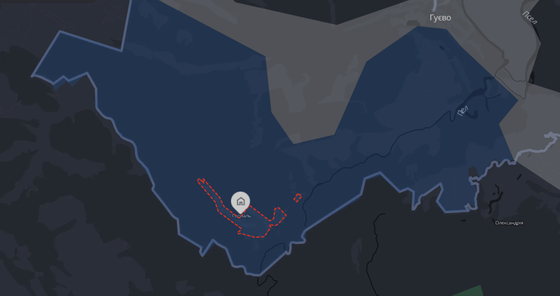 Горналь під контролем ЗСУ dqxikeidqxidqeant
