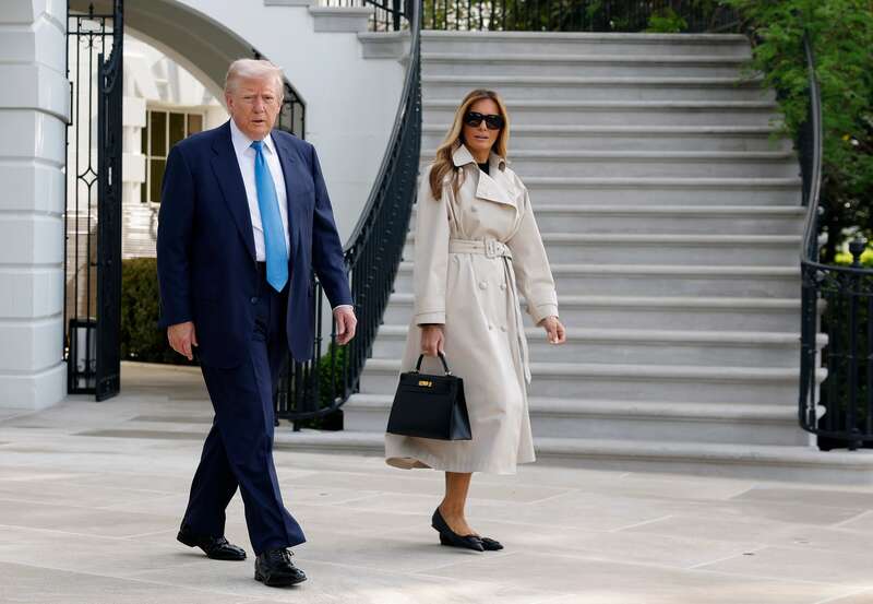 Дональд Трамп с женой Меланией