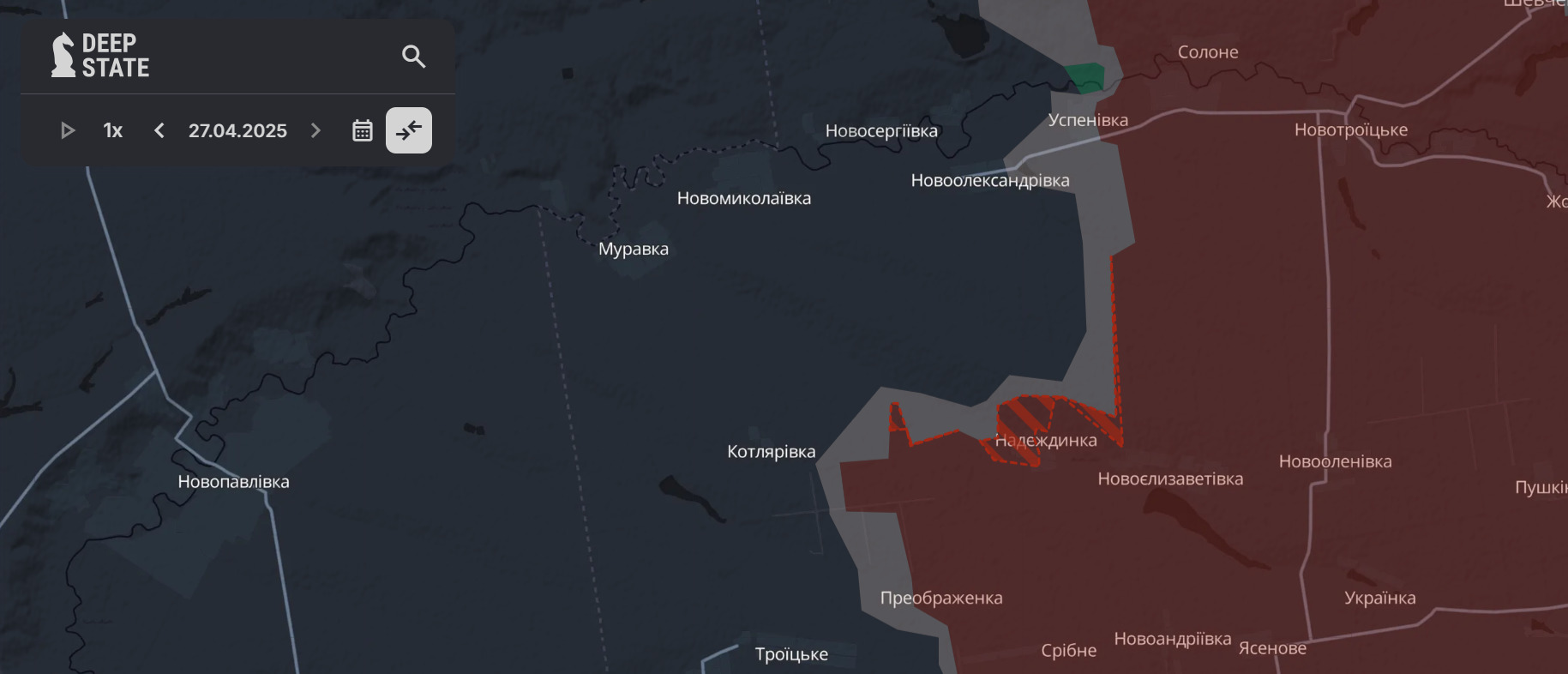 Russians have captured Nadiyivka dqxikeidqxidqeant