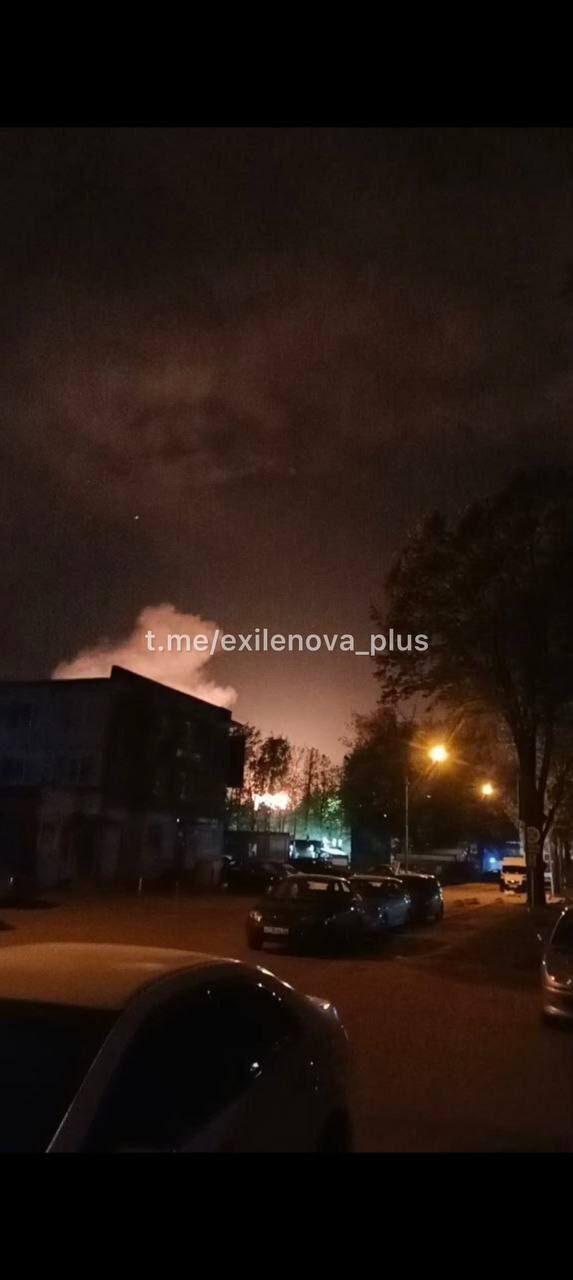 The microelectronics plant was hit: drones attacked Russian Bryansk, causing fires after explosions. Photos and videos