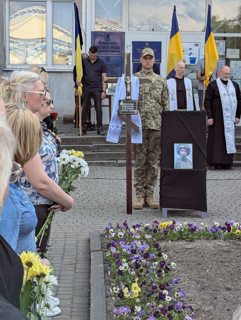 В Ковеле попрощались с Максимом Ткачуком, который погиб 25 апреля на Луганщине