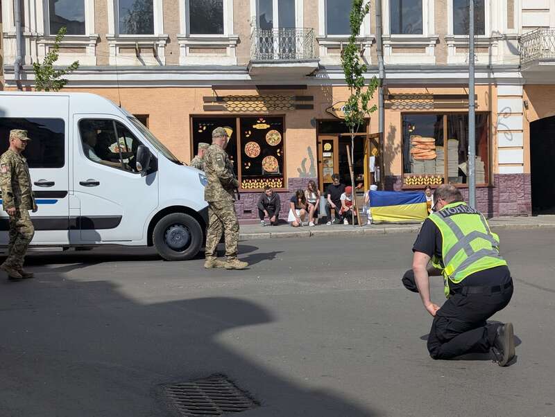 Прощание с погибшим защитником Максимом Ткачуком в Ковеле