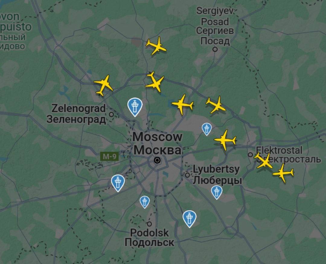 In RF, complaints about drone attack on Moscow, airports closed dqxikeidqxidqrant