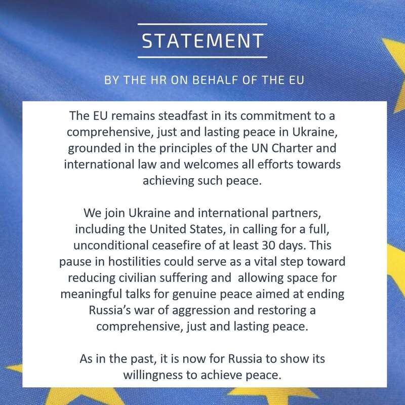ЄС підтримав 30-денне перемир’я: тепер черга за Росією dqxikeidqxidqrant