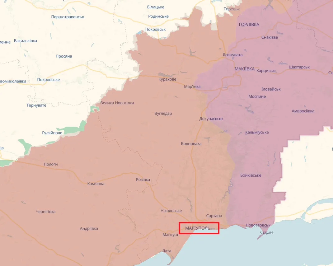 Location of occupiers base struck near Mariupol: details of the attack results emerged