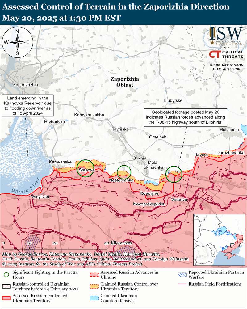 Російські війська не припиняють штурмів: в ISW оцінили, де просунувся ворог. Карта