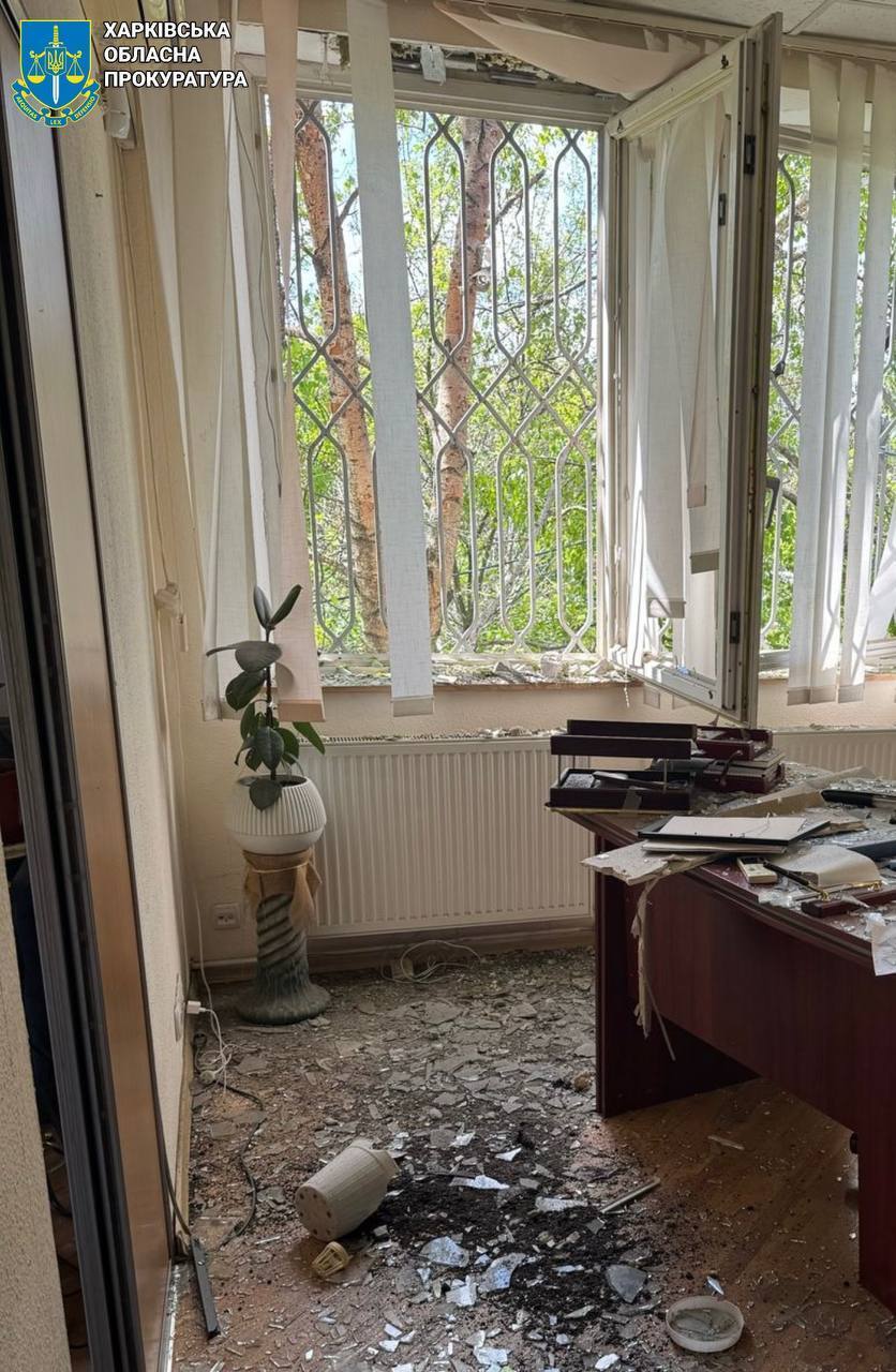 Aftermath of Russian shelling on Kharkiv region on May 21