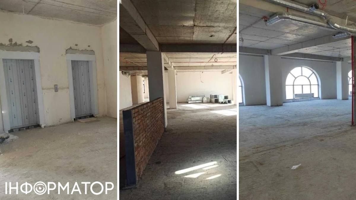 Приміщення БЦ Вознесенського ще не знали орендарів: всередині на поверхах - лише dqxikeidqxidqeant