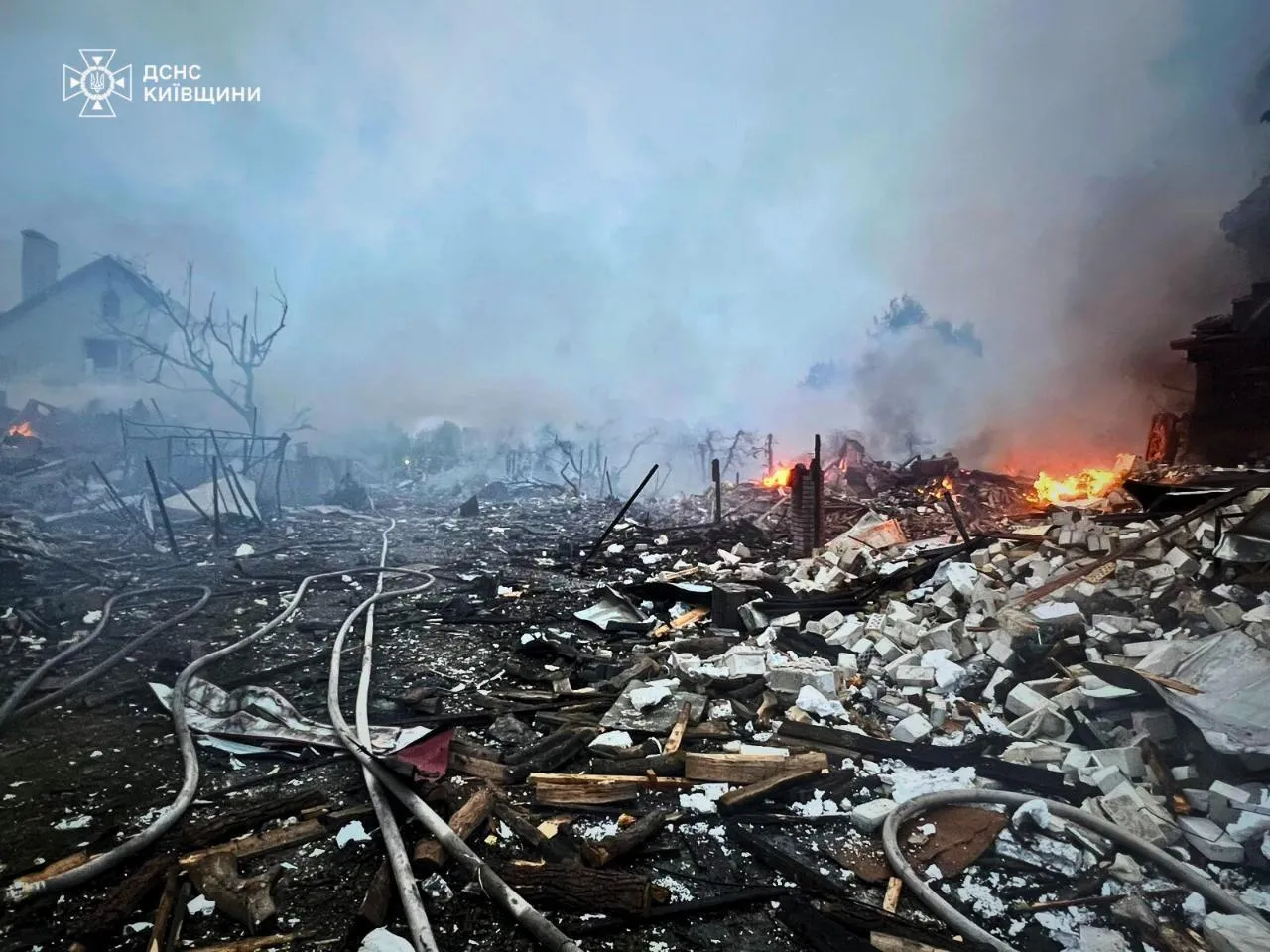 Атака РФ на Київщину