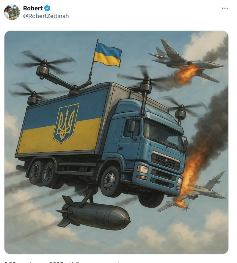 Атака дронами на аэродромы в РФ