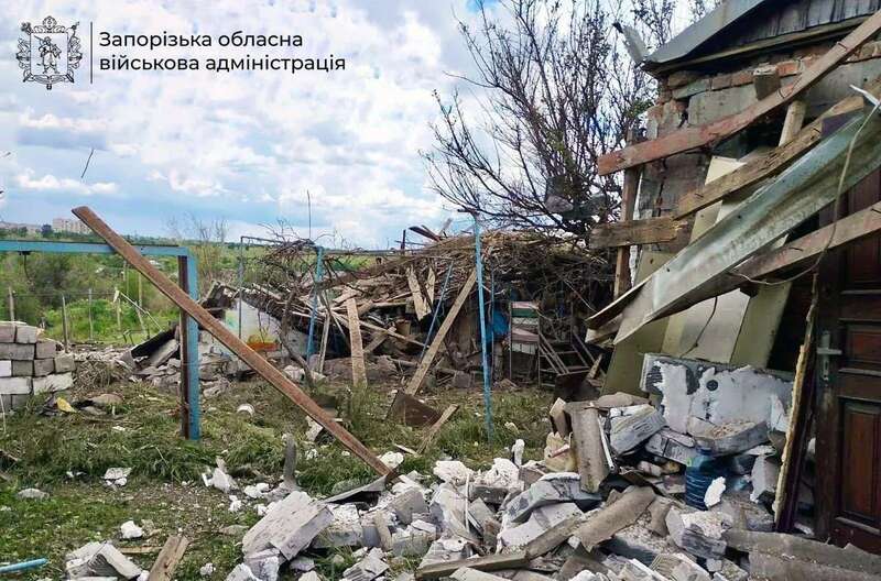 Russian attacks on the Zaporizhzhia region