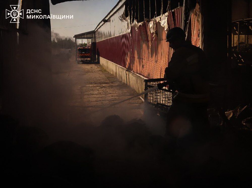 Армія Росії атакувала Миколаївщину двома ракетами: виникла масштабна пожежа. Фото